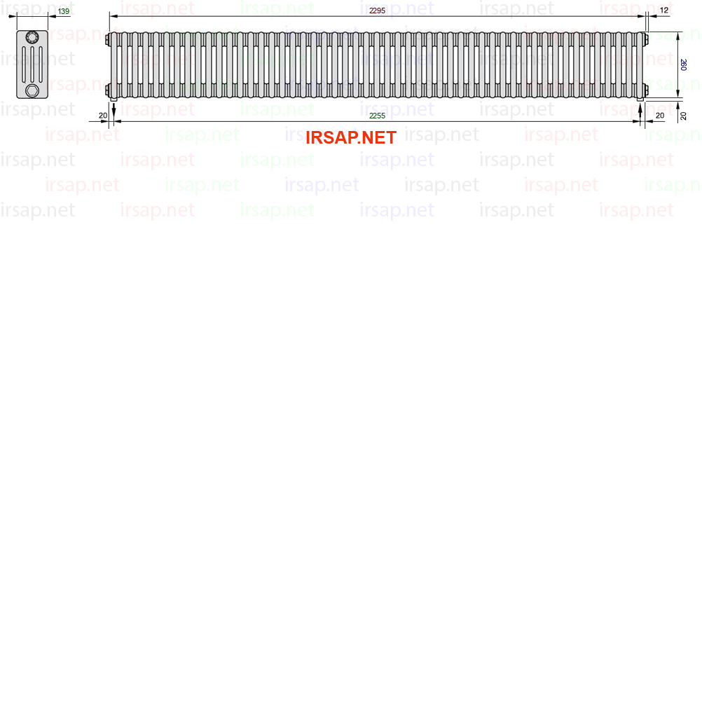Радиатор IRSAP Tesi 40260/51 T16 CL 01